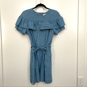 Denim dress w/ pockets